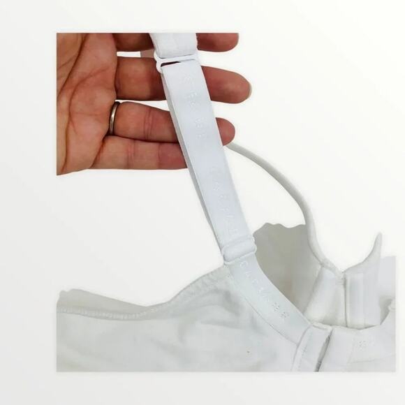 Lane Bryant Cacique White Lightly Lined T Shirt Bra 46C - Picture 4 of 8